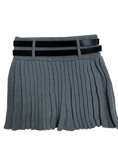 FALDA TEJIDA 0601 GRIS